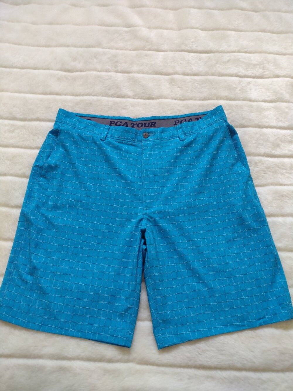 PGA Tour Men's Golf Shorts Size 38 Blue